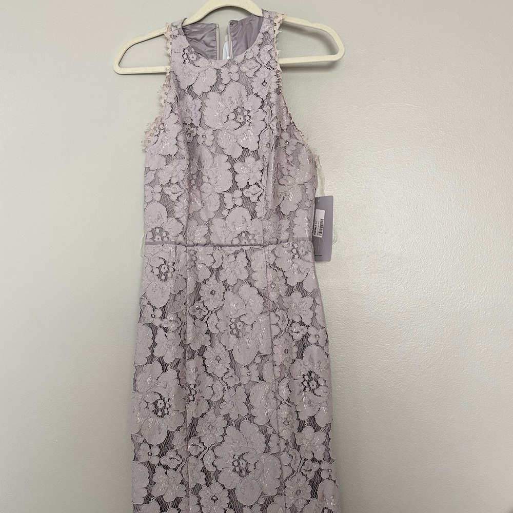NWT Js Collections Halter Lace Gown